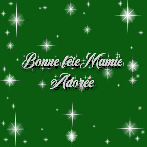 Gif animé bonne fête mamie adorée